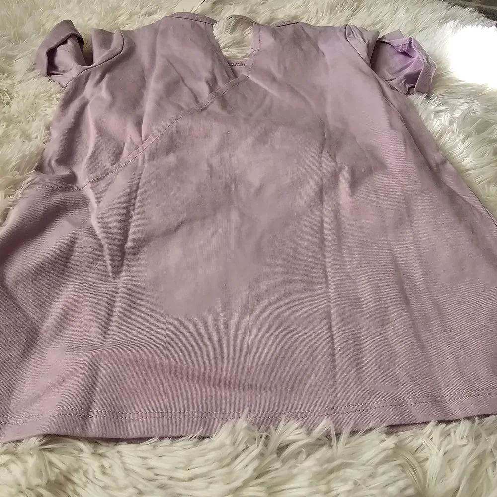OshKosh B'gosh Lavender Butterfly Tee Size 6/6x